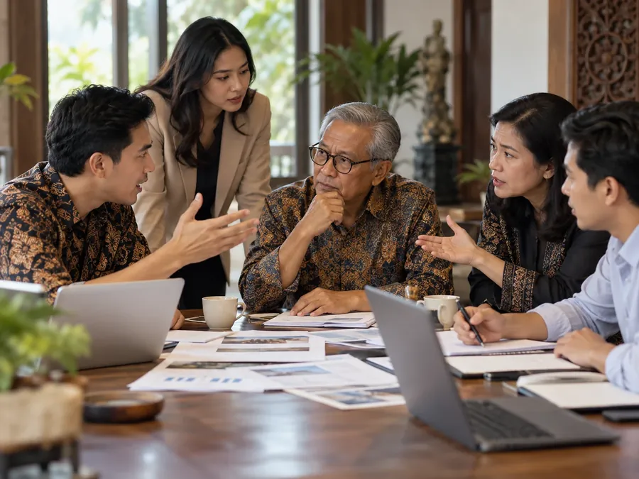 Foto ilustrasi skenario: Anggota keluarga aktif di bisnis, tetapi batas peran dan kewenangannya kabur.